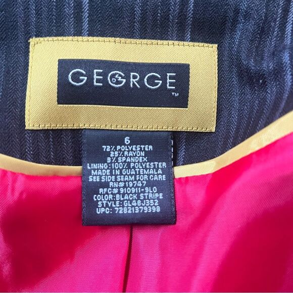 GEORGE PIN STRIPED BLAZER Size 6 - Picture 4 of 6